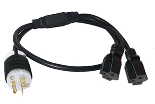 5-20P to 5-20R SPLITTER  power cable